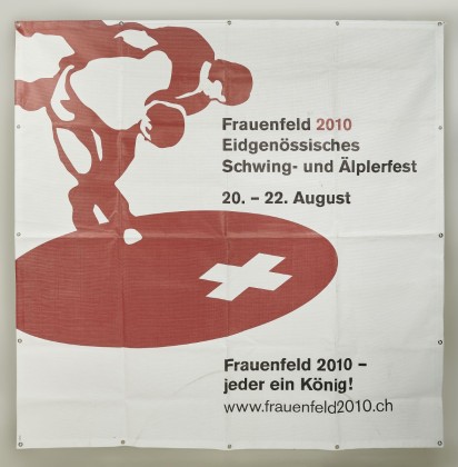 Plakat vom eidgenössischen Schwing- und Älplerfest in Frauenfeld